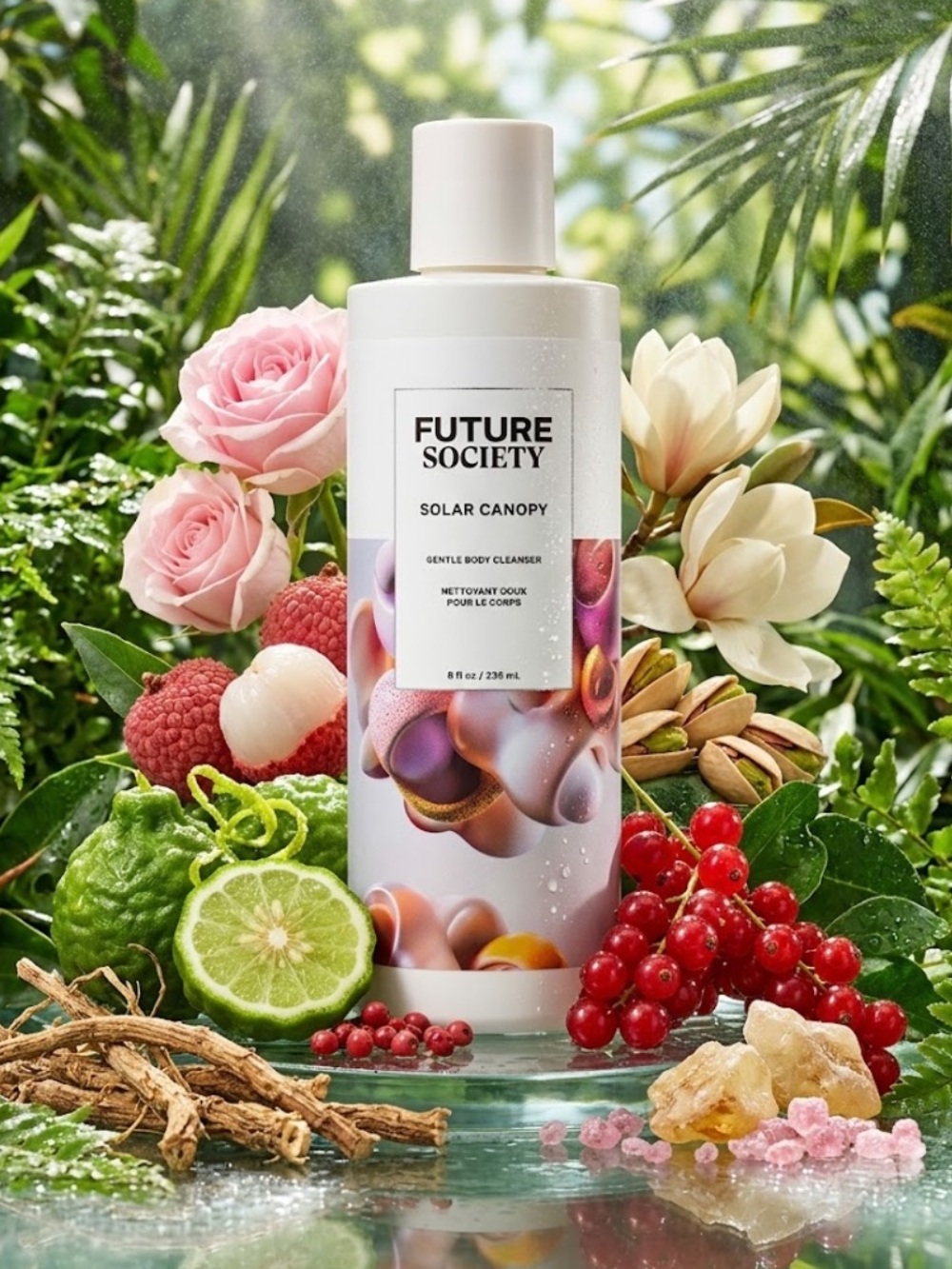 NEW Future Society SOLAR CANOPY GENTLE BODY WASH